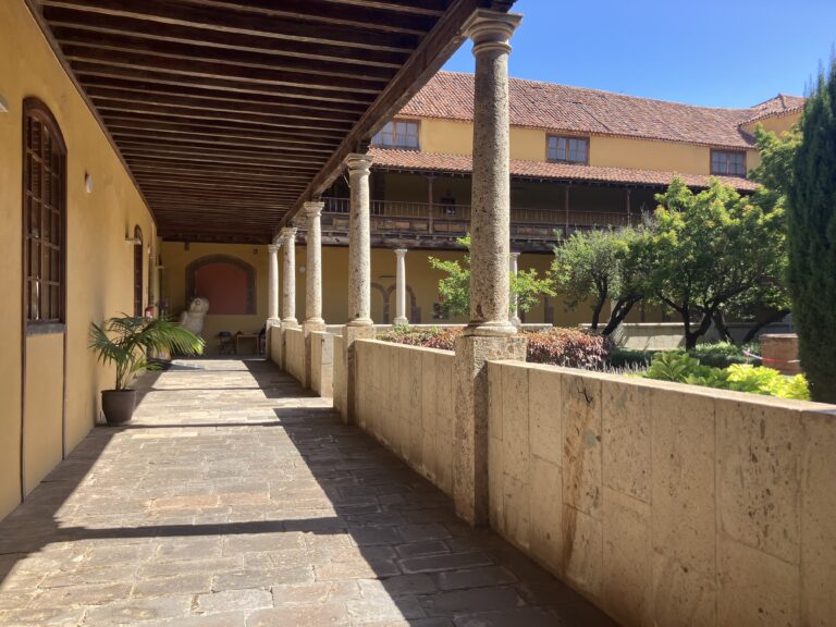 La Laguna, Tenerife. Historic building with inner courtyard
